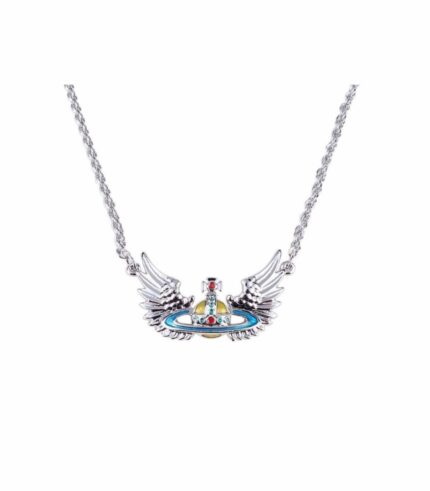 VIVIENNE WESTWOOD WINGED ORB NECKLACE