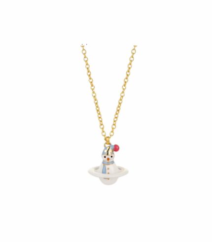 VIVIENNE WESTWOOD SNOWMAN ORB NECKLACE